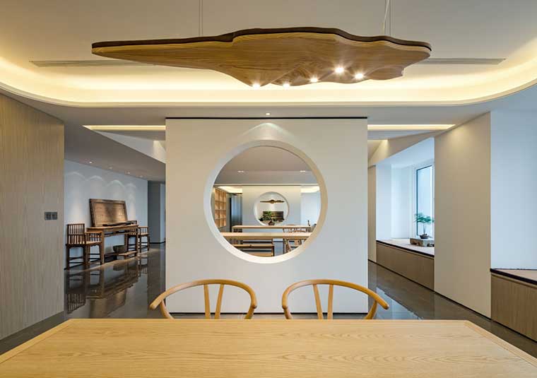 德陽貴蘭商務樓簡中式辦公室裝修設計效果圖